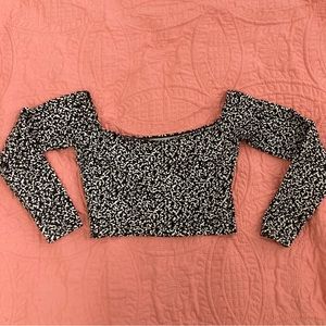 Off the Shoulder Crop Top